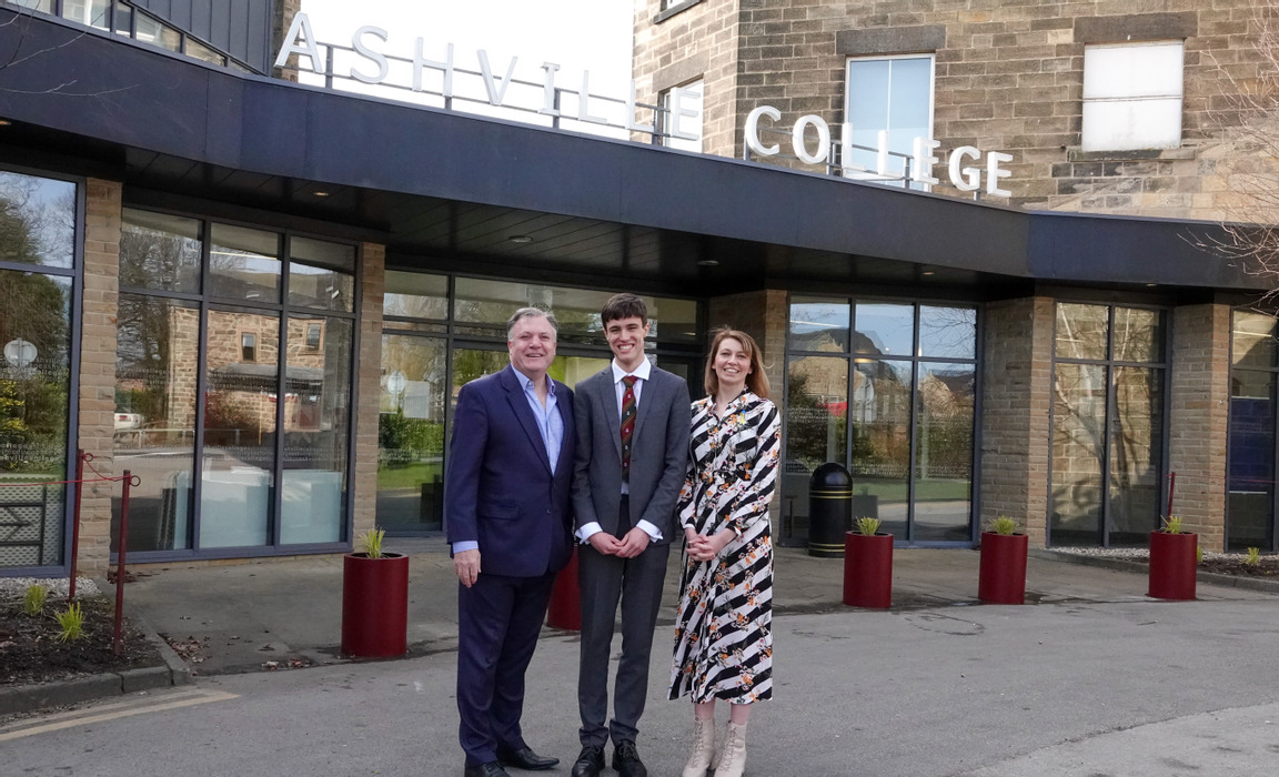 Ed Balls raises awareness of stammering during visit to Ashville College