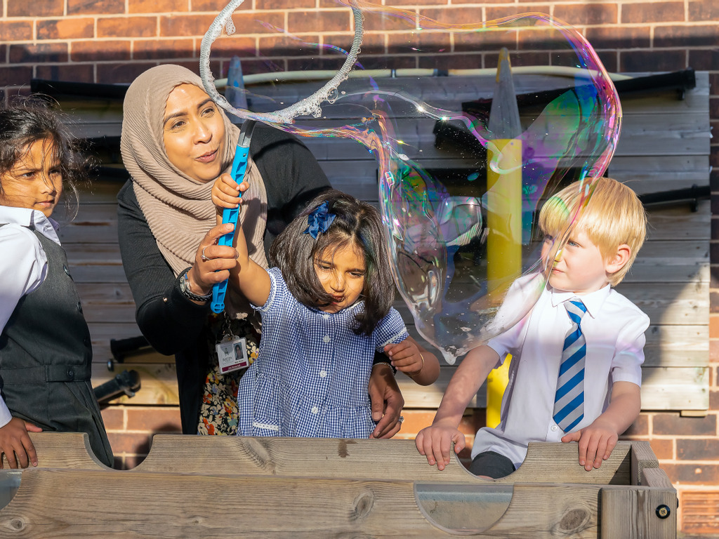 Children make friends and have fun at Kidzone