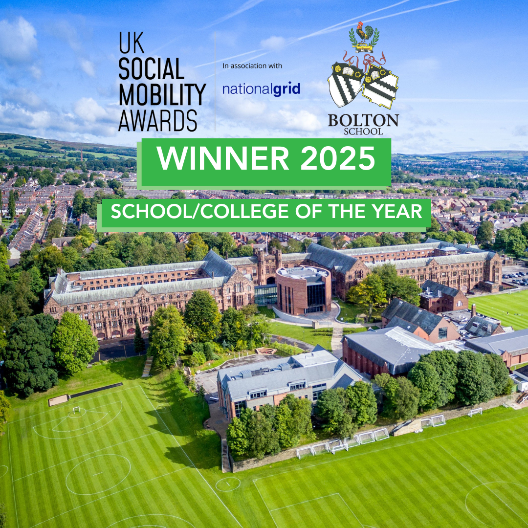Bolton School Featured in Social Mobility Award Winners’ Case Study Report