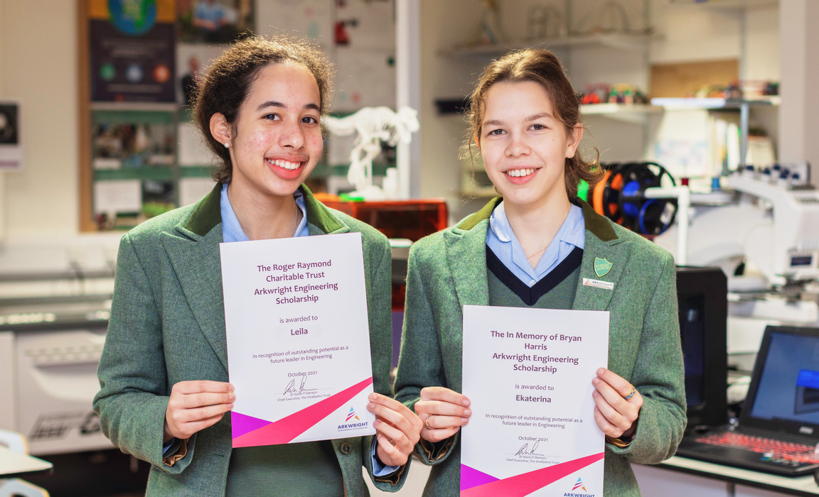 Cheltenham Ladies' College announces two Arkwright Engineering Scholars