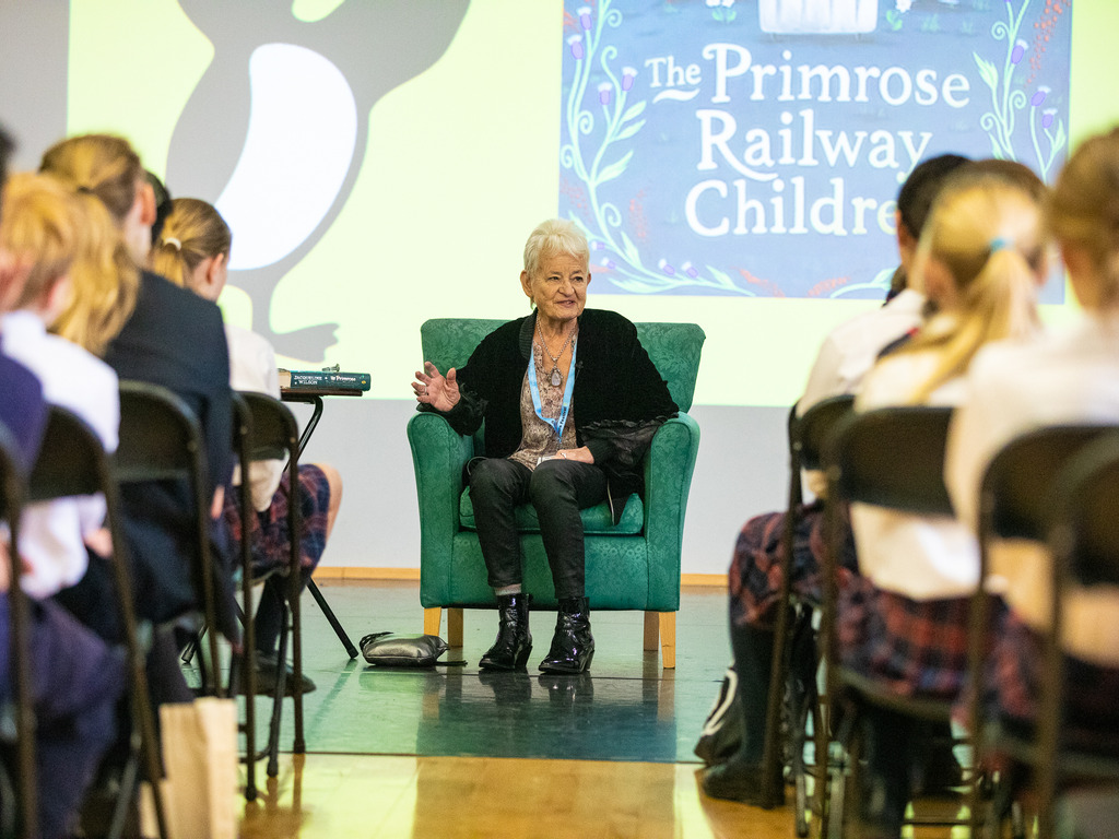 Jacqueline Wilson at the Literature Festival