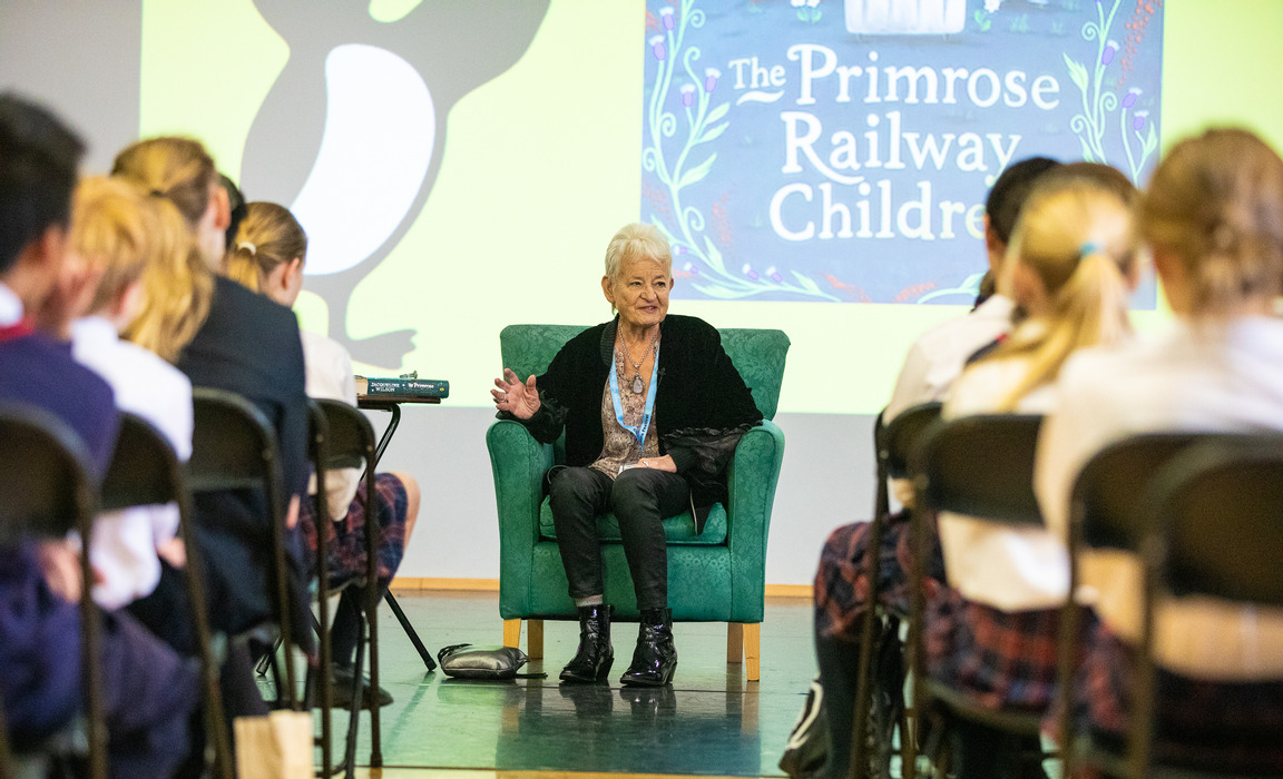Jacqueline Wilson at the Literature Festival (Photo: Eagle House)