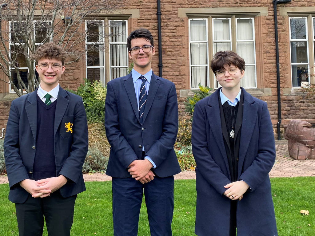 Thomas Hodkinson, Matthew Vaideanu, and Toby Baysting.
