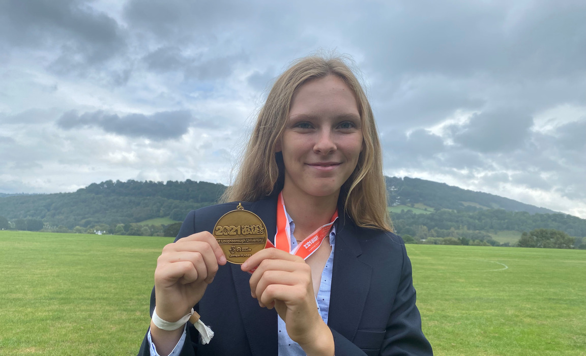 Gold medal joy for cricket ace Sophia in National School Games
