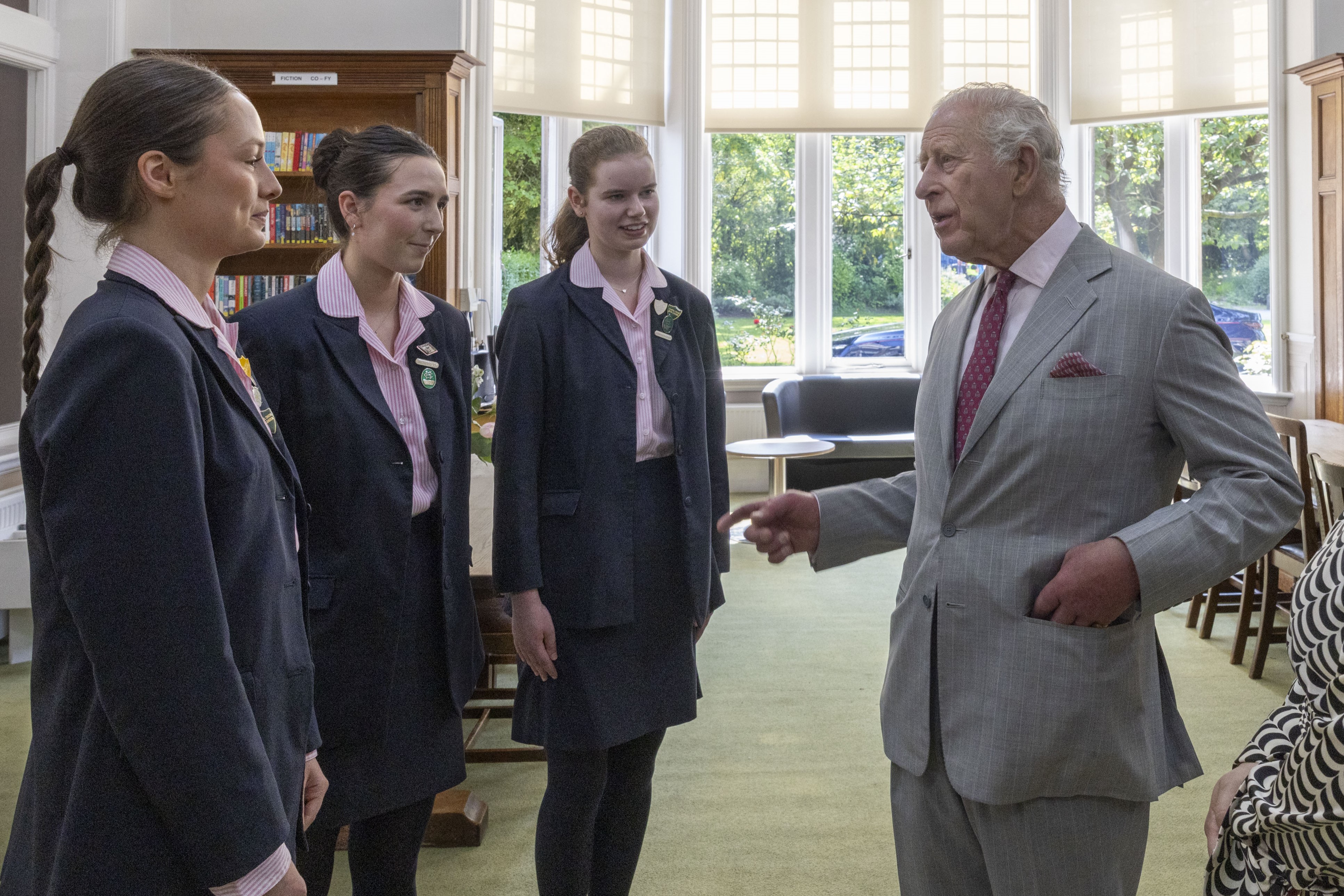 His Majesty, King Charles III, visits Harrogate Ladies’ College