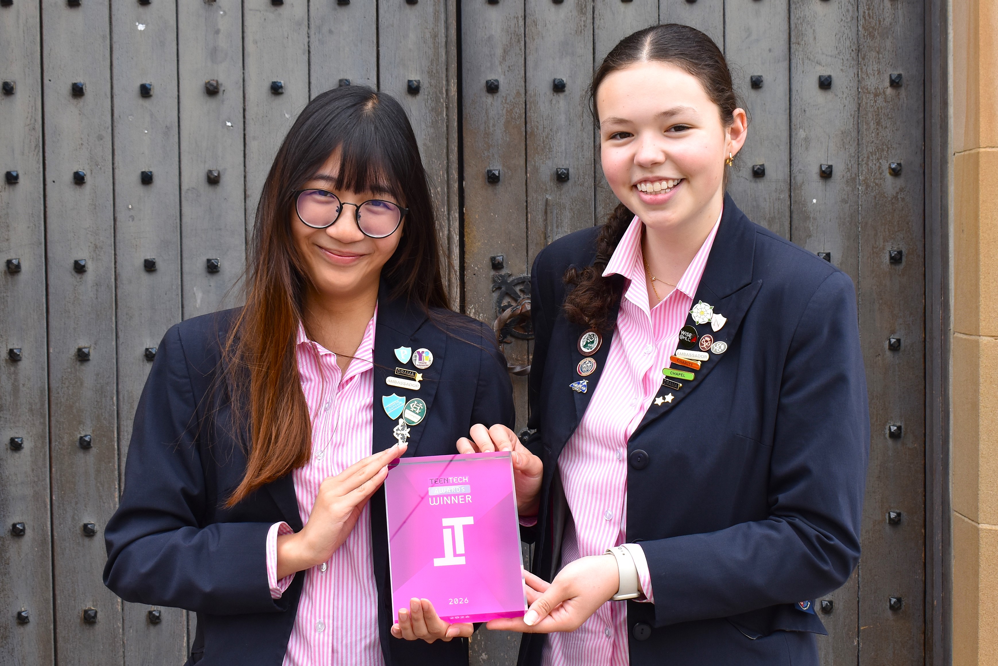 Year 12 pupils claim national innovation award