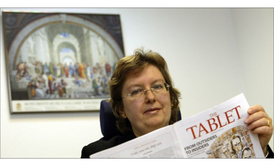 Catherine Pepinster, journalist, broadcaster, author and first female editor of The Tablet