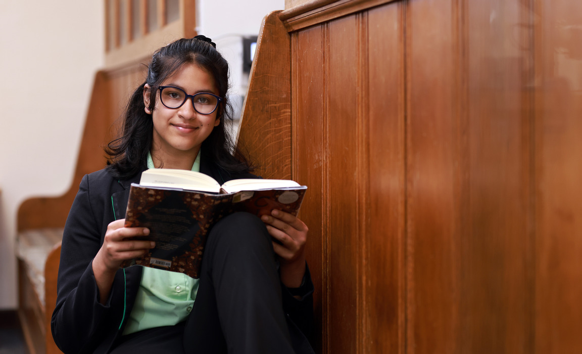 KEHS Lower Fifth pupil Ritisha - the school's Poet Laureate for 2021 - 2022.