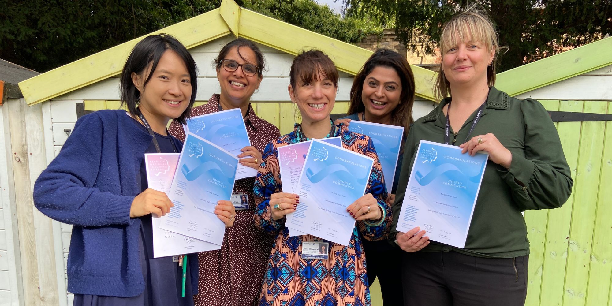 Leicester High School Early Years Highly Commended in Pearson Awards