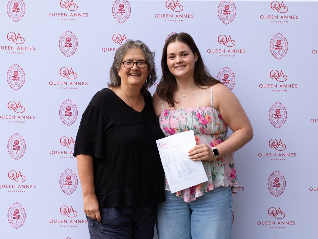 A celebration of GCSE results at Queen Anne’s Caversham