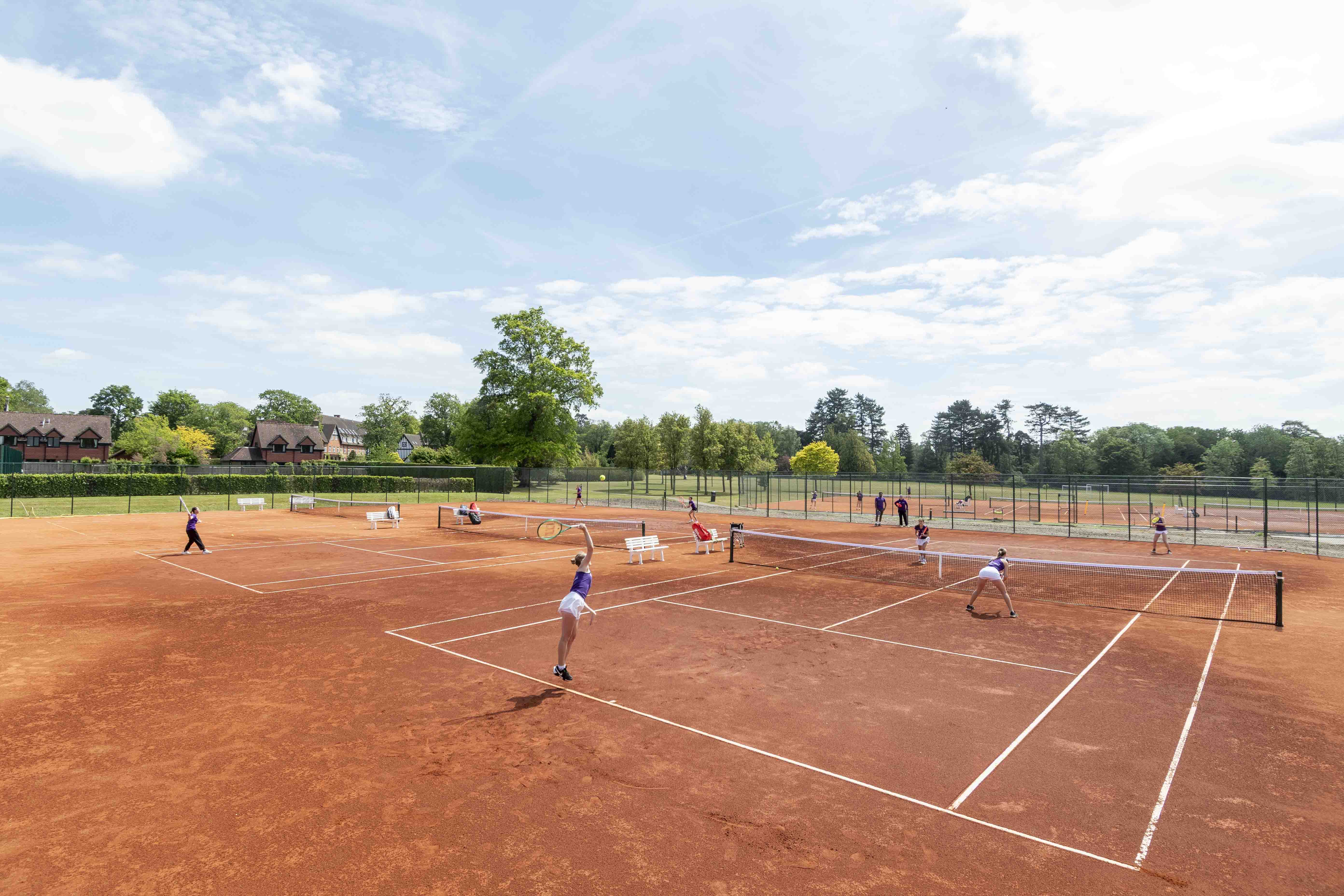 Queenswood School and LTA open Country’s Largest Red Clay Court Tennis Centre
