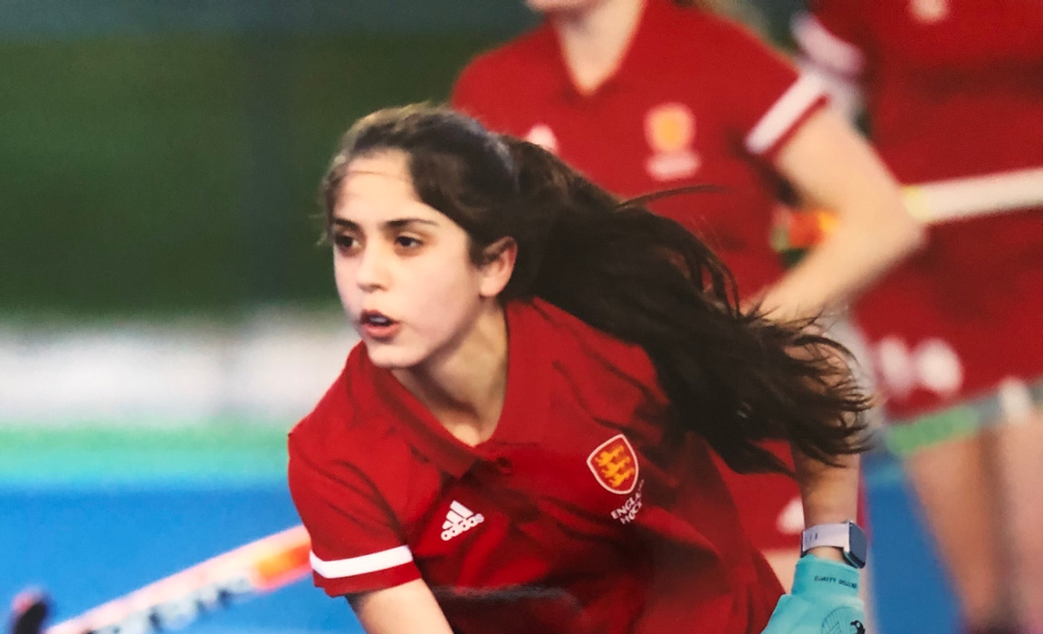 Sofia Martin, who plays hockey for England, achieved nine grades 9s at GCSE