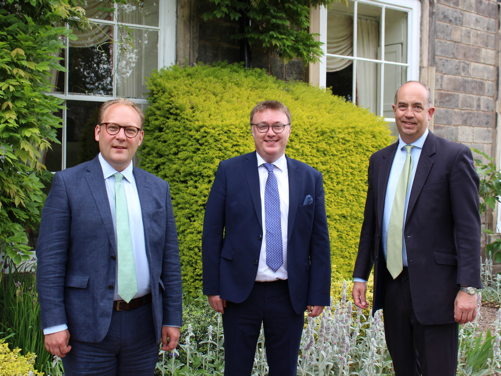 Oliver Walker (Director of Music), Richard Yarr FRSA, Mark Semmence (Headmaster)