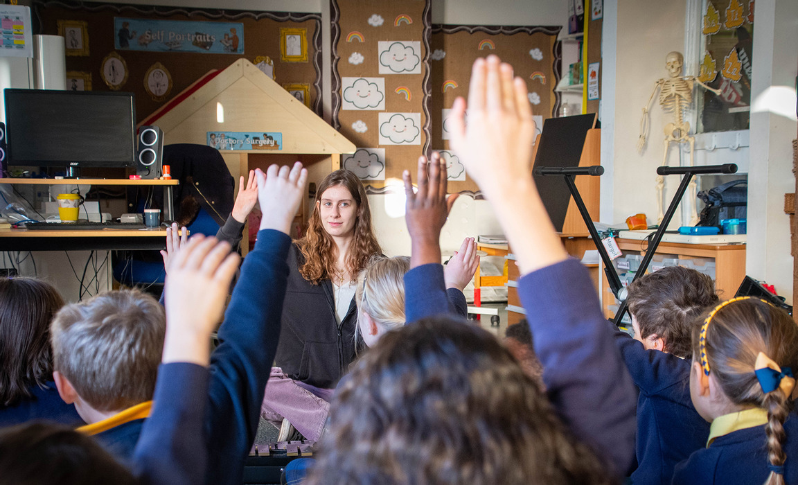 Gloucestershire Young Musician of the Year visits St Edward's Prep