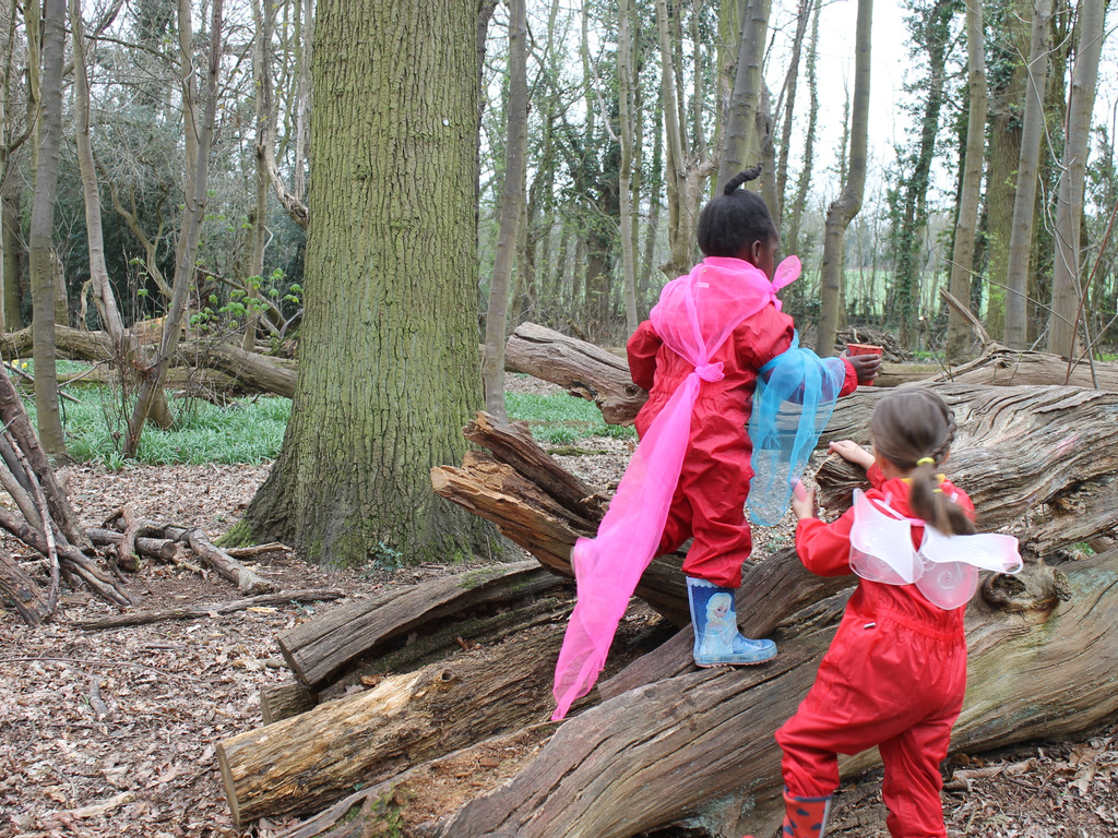 Forest School helps children to develop social skills and confidence