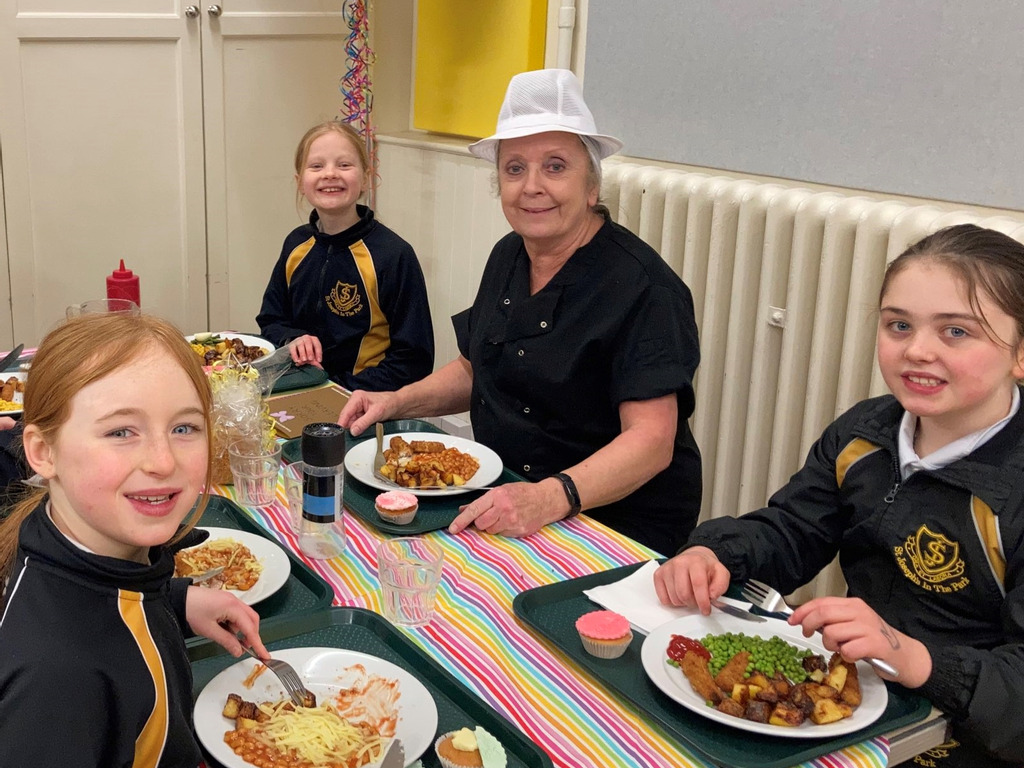 Jackie celebrated her retirement and birthday with the children