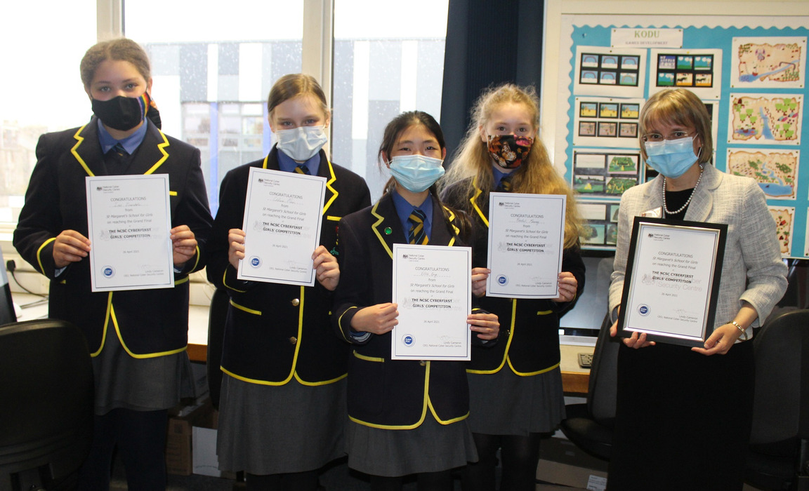 St Margaret's girls represent Scotland in UK Cyberfirst Grand Final