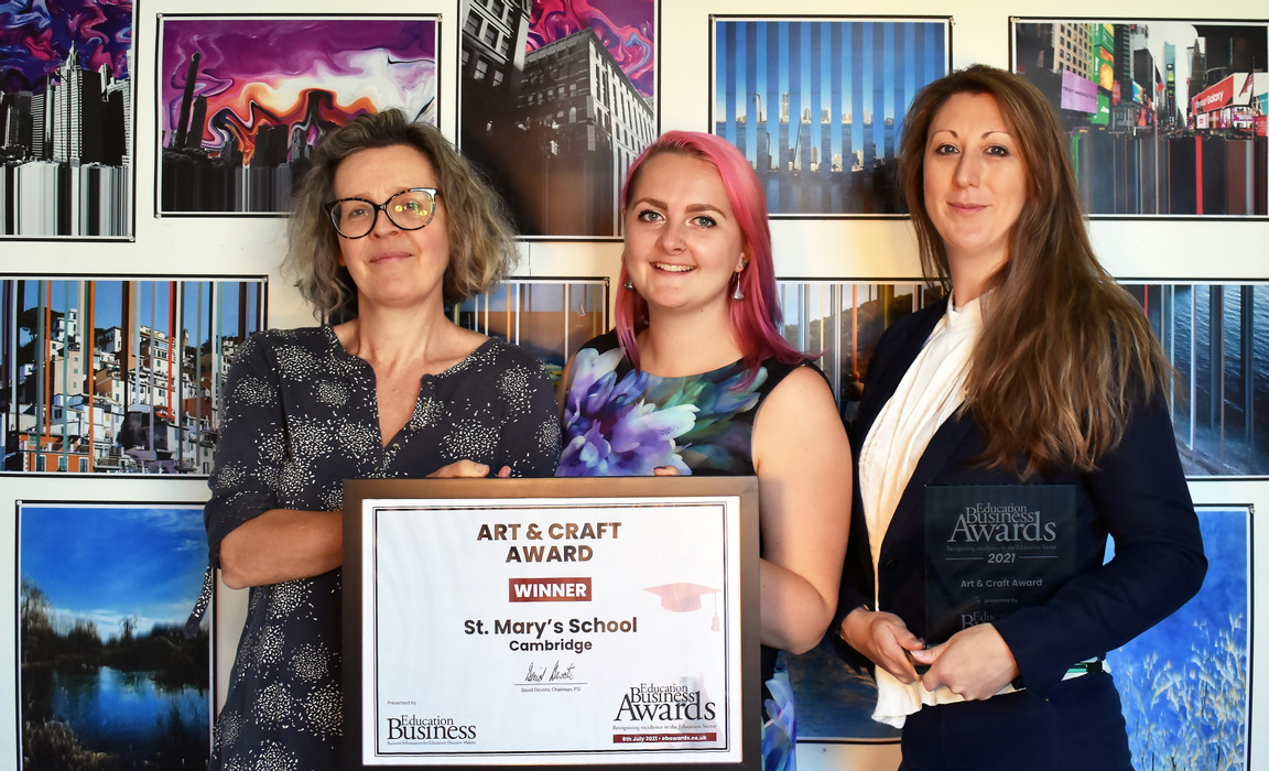 St Mary’s School Cambridge wins national award for creative arts