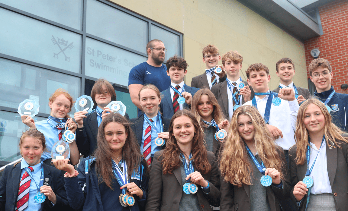 St Peter's York scoops 17 Golds at World School Swimming Championships