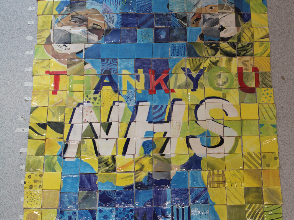 Kingston Hospital Ceramic Mural