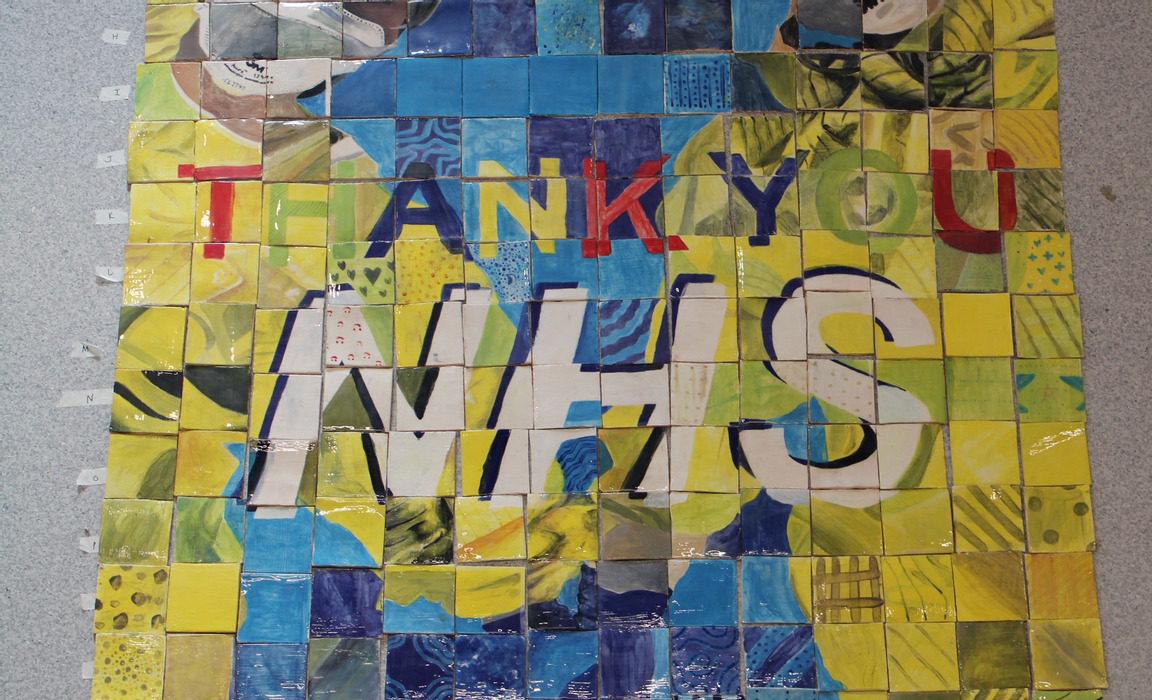 Kingston Hospital Ceramic Mural