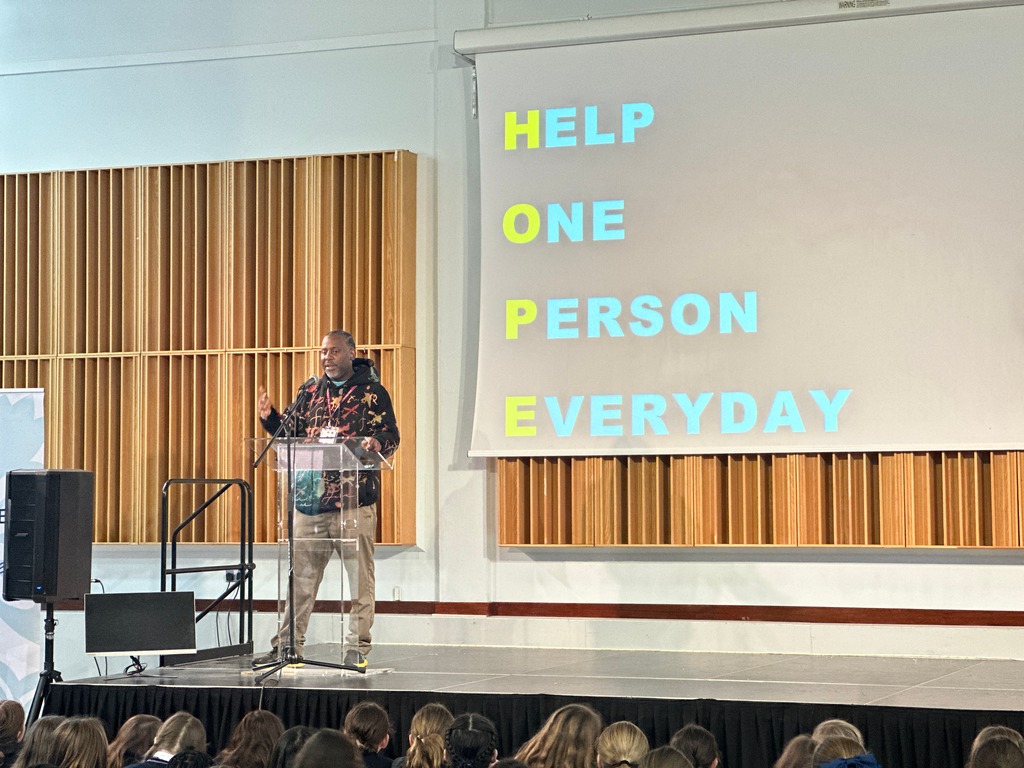 Dr Lawrence inspires with his powerful messages of empowerment and inclusion