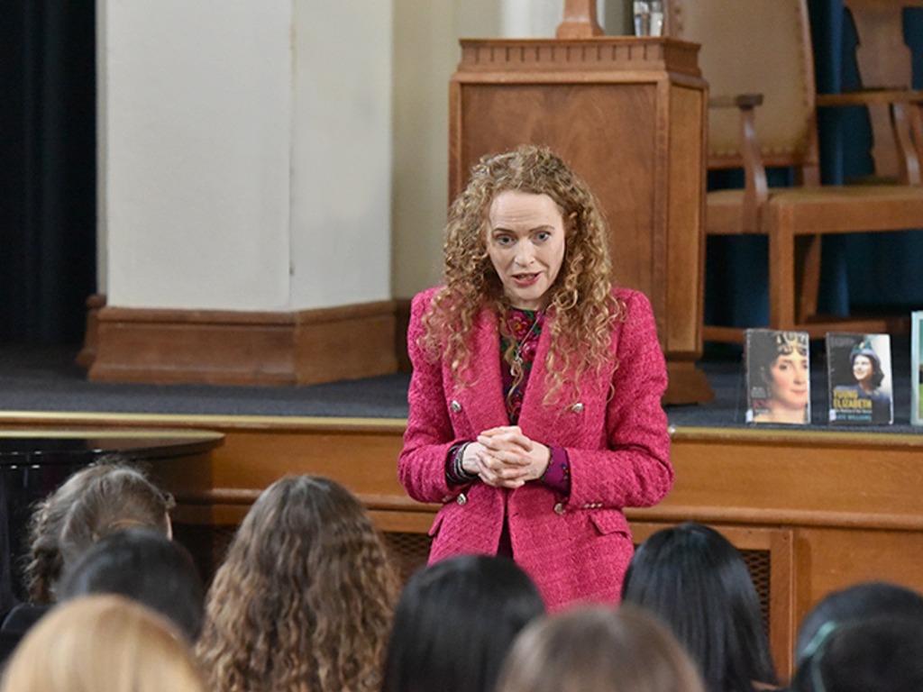 Professor Kate Williams Visits Talbot Heath
