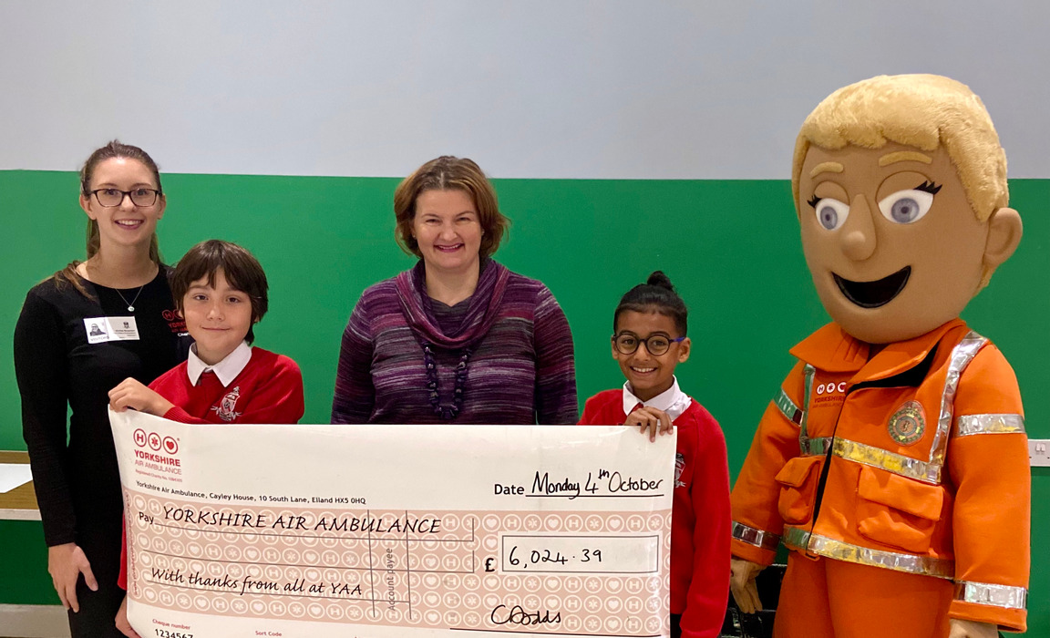 The Froebelian School raises over £6,000 for Yorkshire Air Ambulance