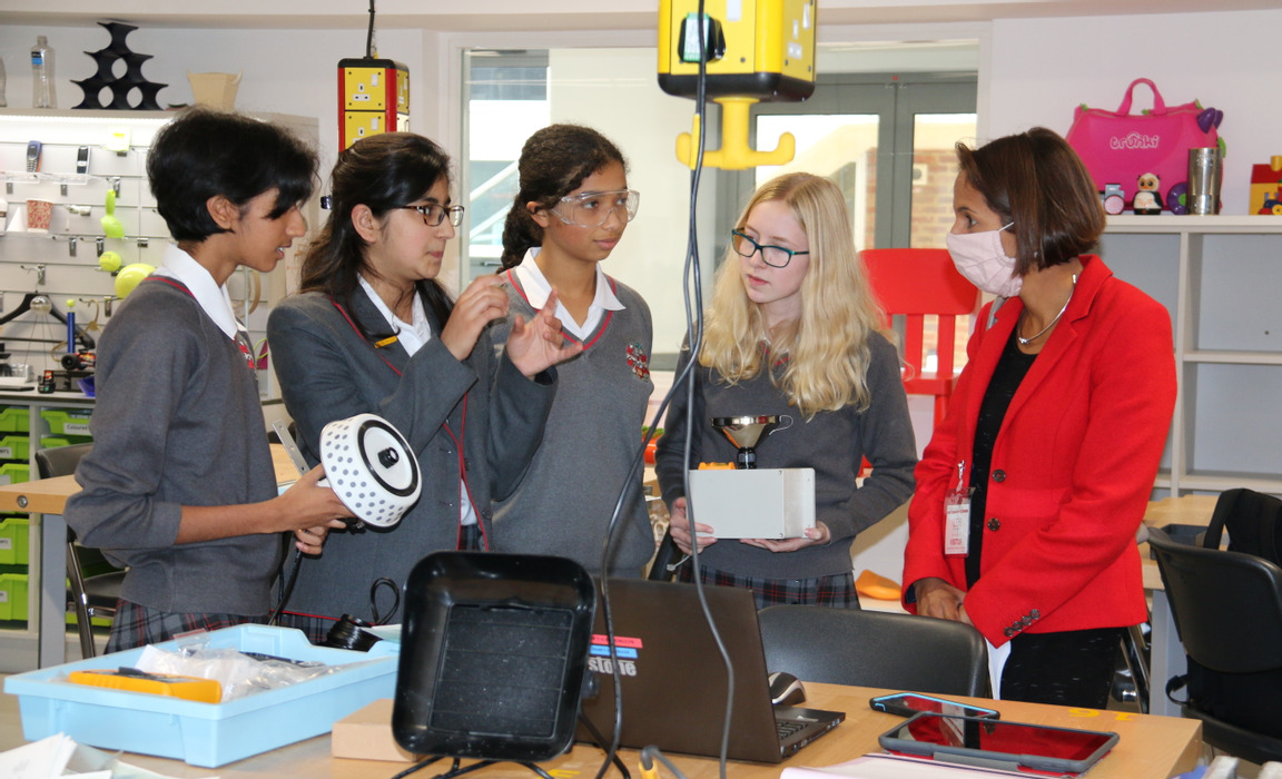 Local MP receives tour of STEM research at Lady Eleanor Holles