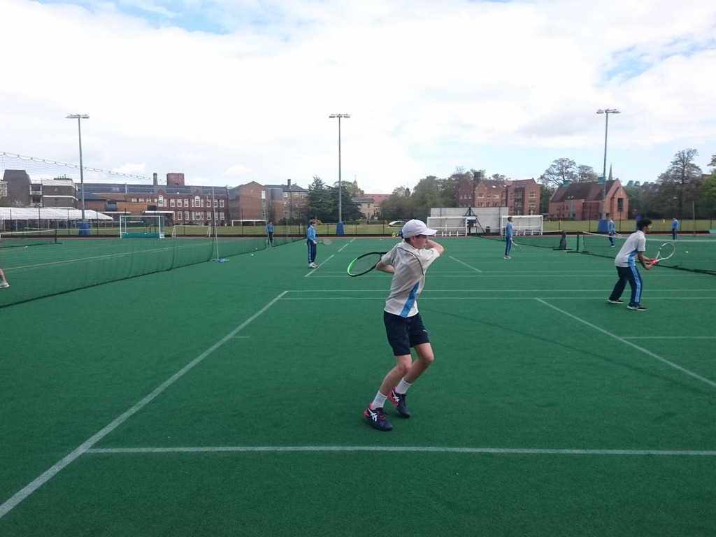 Marton playing at The Leys
