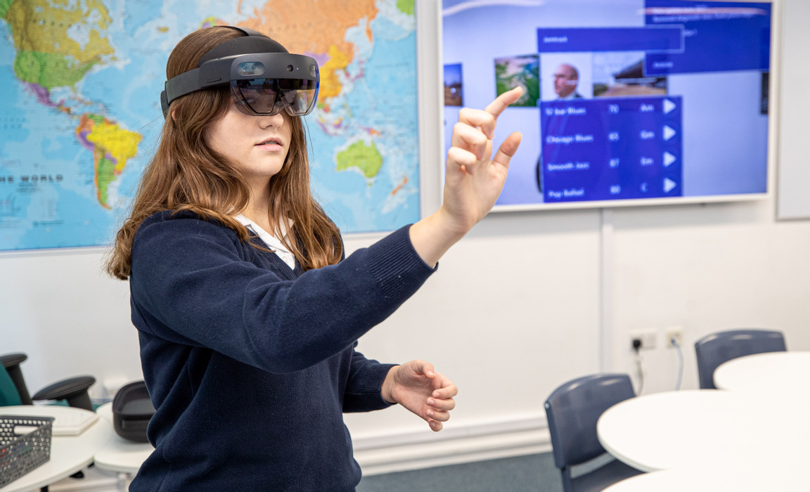 New technology adds extra dimension to Geography lessons at The Leys