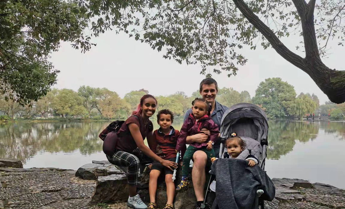 The Mount's new Director of Studies, Tim Pattison, with his family