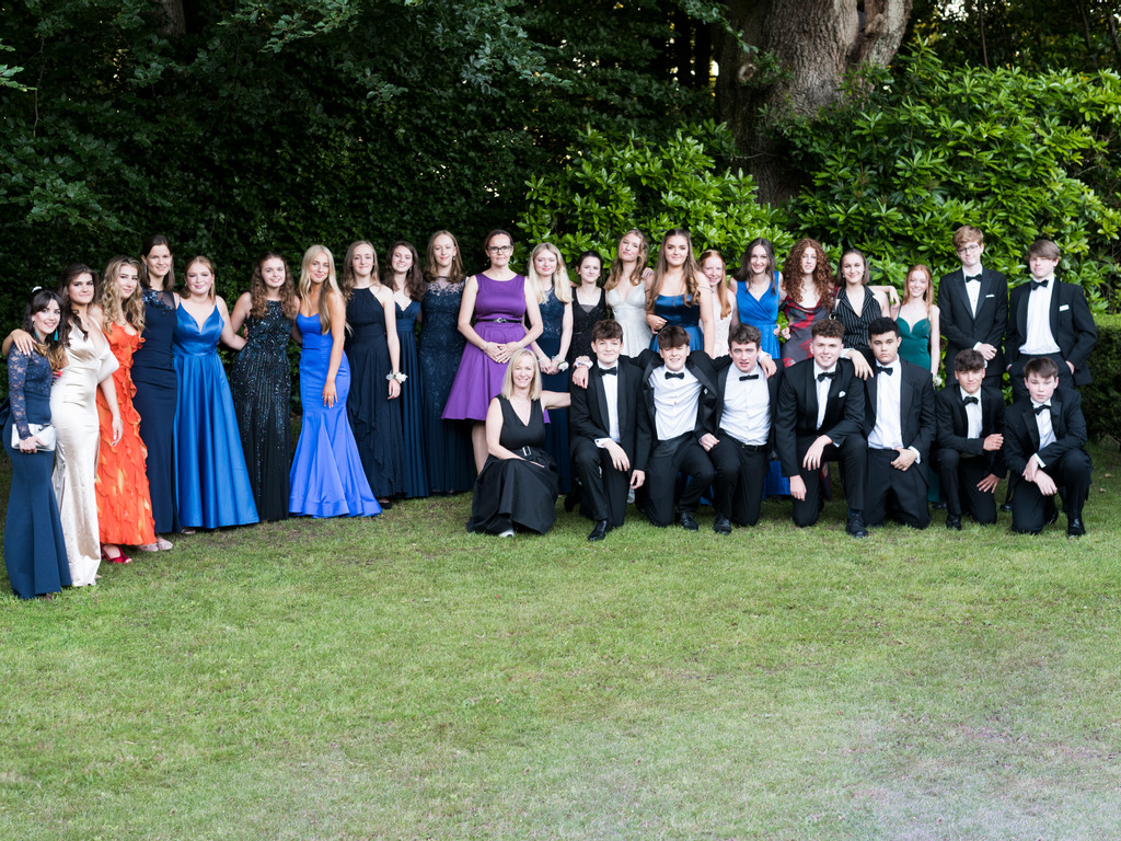 Year 11 pupils at the Year 11 Prom