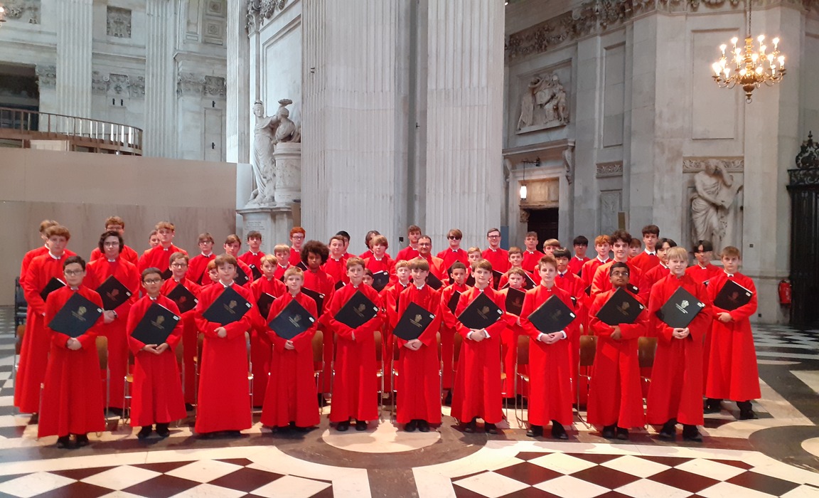 Tonbridge's Chapel Choir sings Choral Evensong at St Paul’s Cathedral