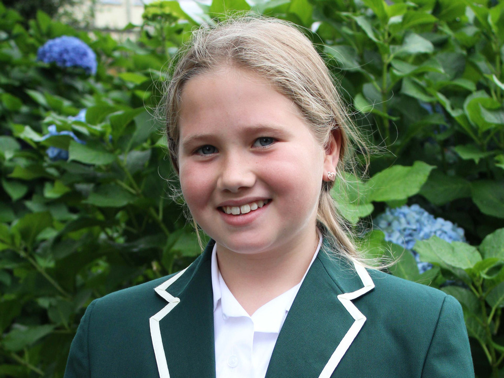 11-year-old entrepeneur from Truro High School, Maisie
