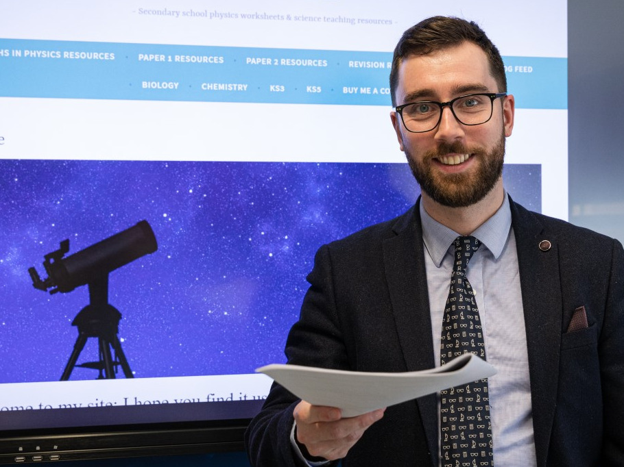 Dr Peter Edmunds, Head of Physics at UCS, has been delighted by the response his textbook has received.