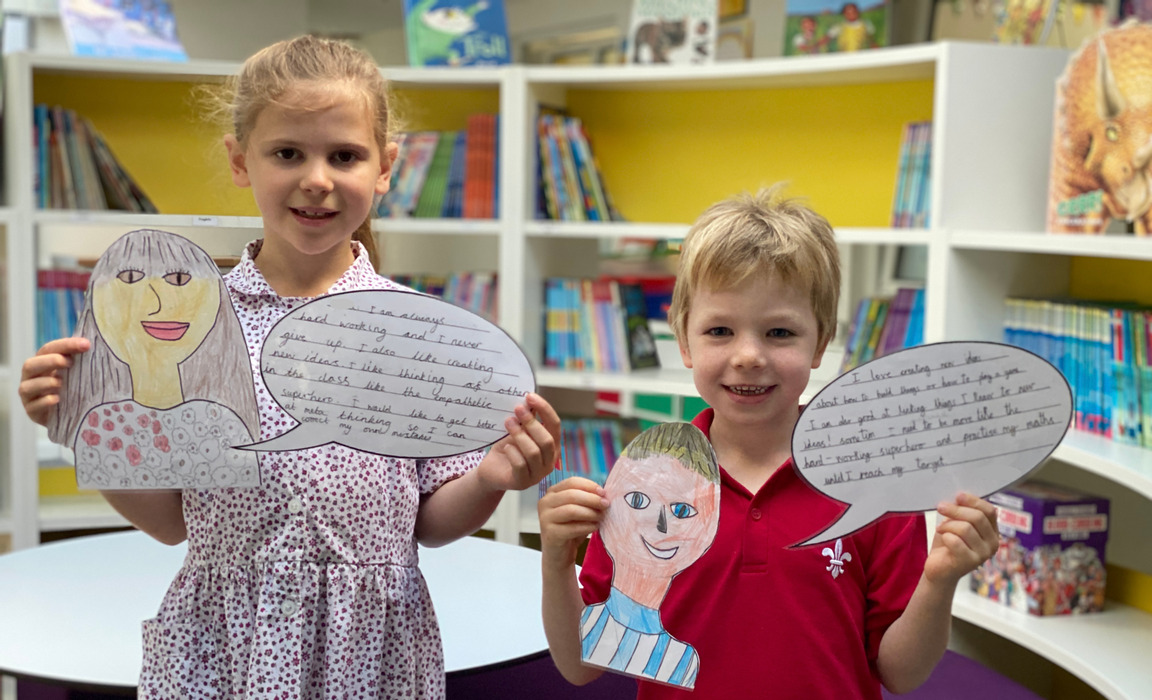 Pupils highlight how HPL has helped them at school (Photo: Westbourne House School)