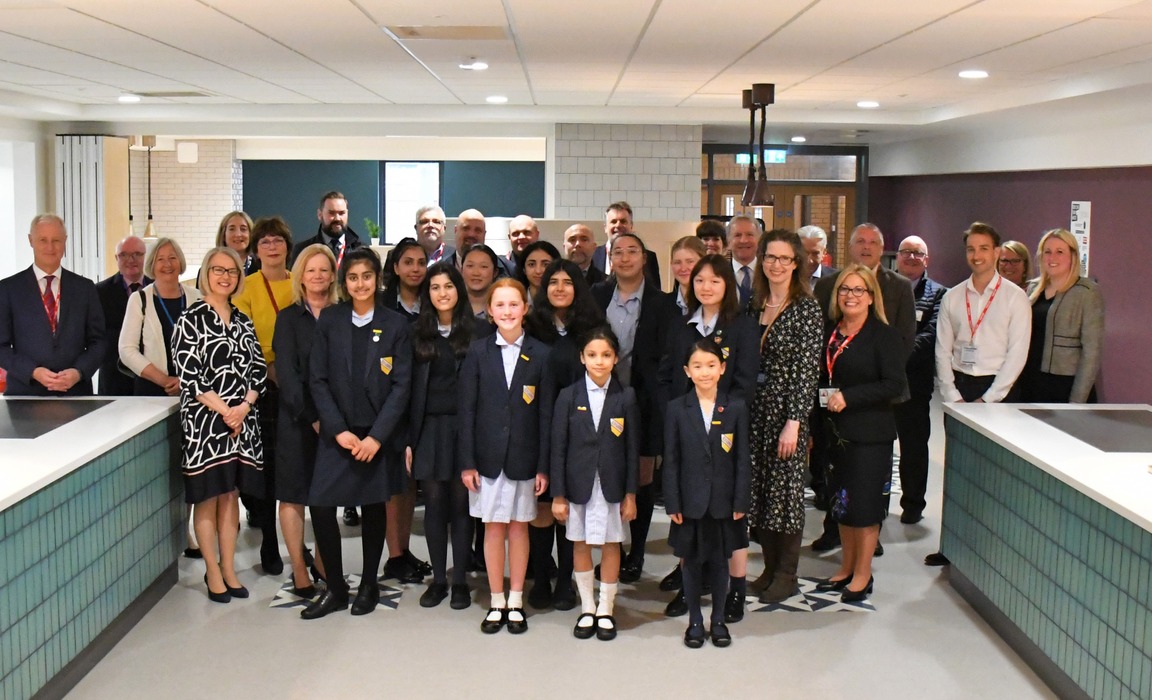 New dining facilities at Withington Girls' complete 10-year development plan