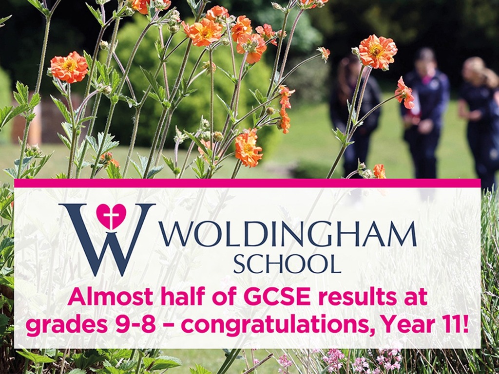 Fantastic GCSE results for Woldingham girls, with nearly half of grades at 9-8